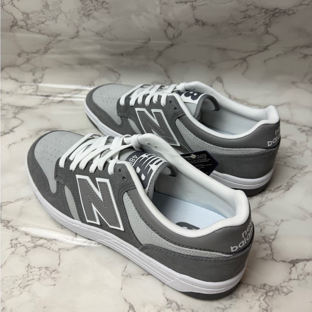 Unisex New Balance 480 Grey Grey BB480LEC Men's US Size 12 / Women's 13,5 - Picture 7 of 11